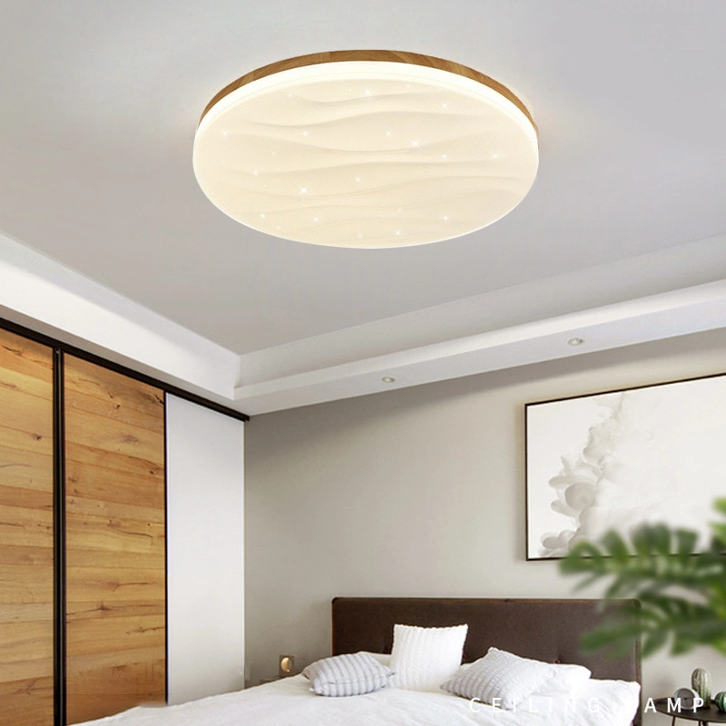 LED Ceiling Lamp Modern Wooden Shining Stars Lampshape Ceiling Lights (WH-WA-60)