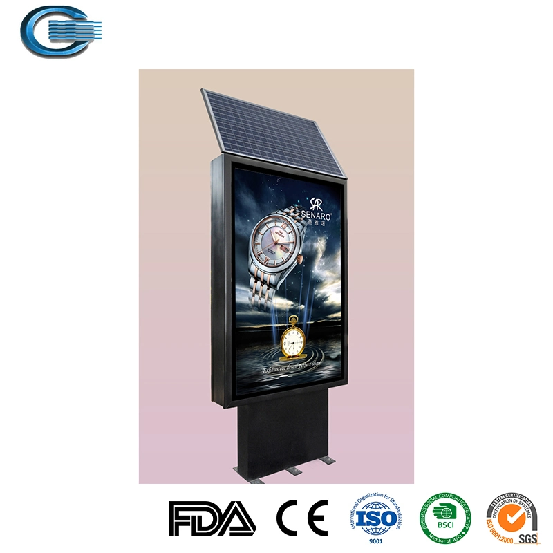 Huasheng Restaurants Display Menu Board Lightbox Outdoor Flexface Light Box