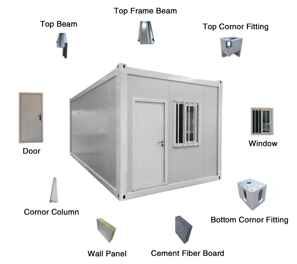 Ready Made New Style Earthquake Prevention Flat Pack Prefab House