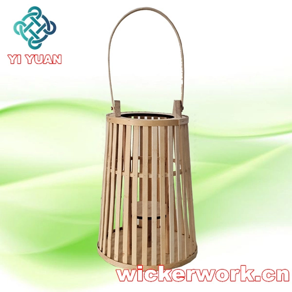 Wicker Willow Candle Lantern Rope Basket Rustic Weave Natural Grey Hanging